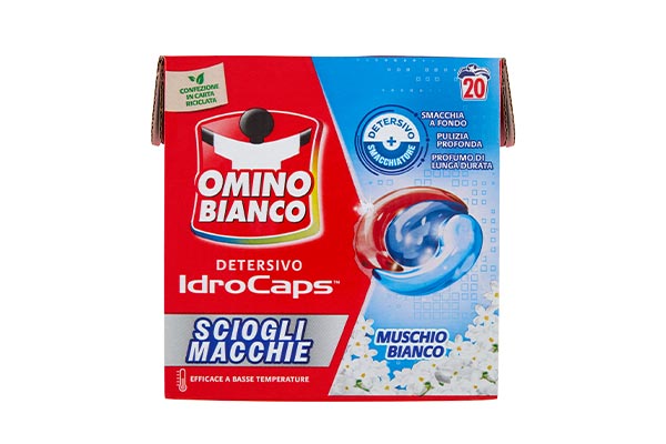 OMINO-BIANCO-IDROCAPS-20-CAPS-(DETERSIVI-ECODOSI)-SCIOGLI-MACCHIE-MUSCHIO-BIANCO-420-g