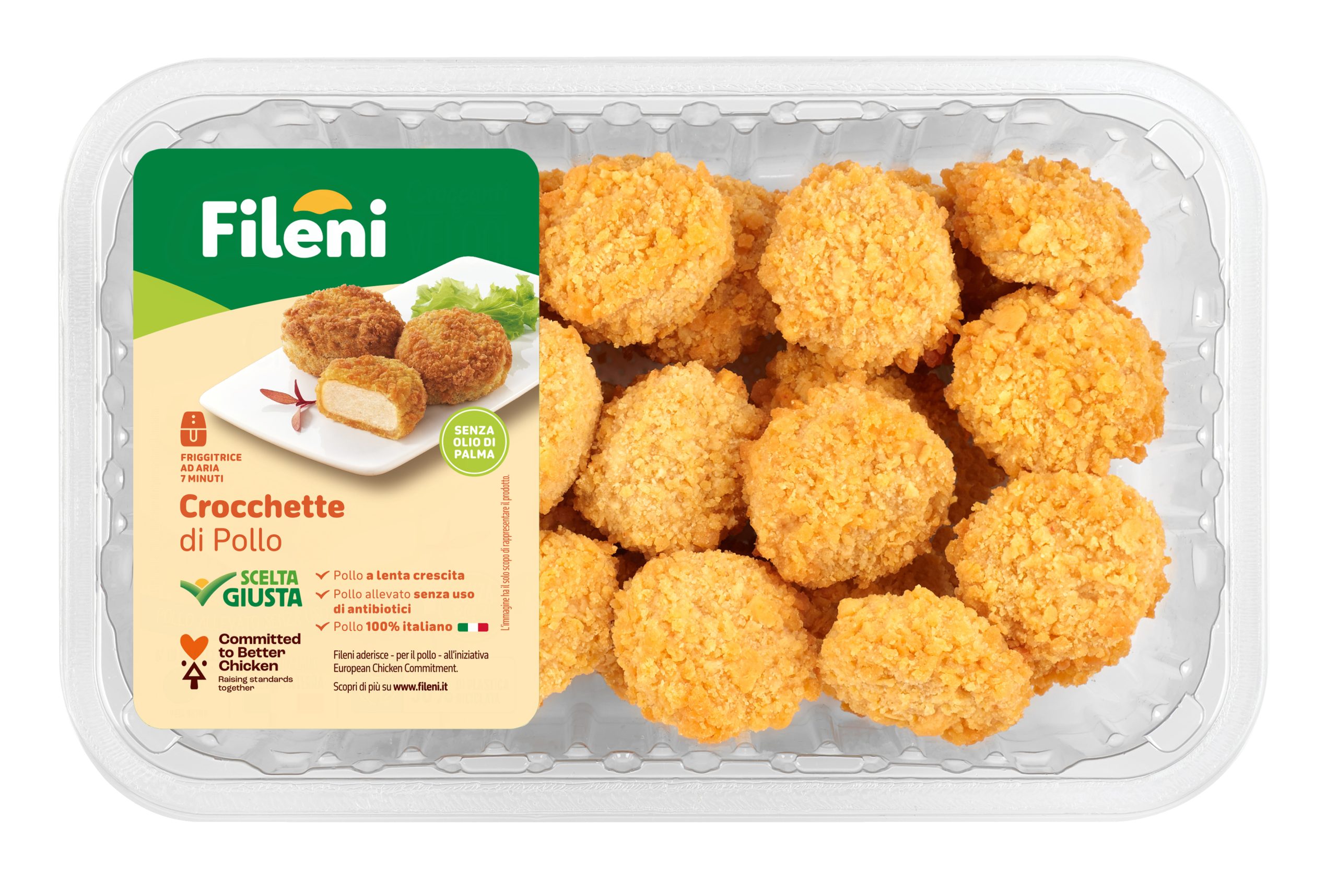 PRD107841 – CROCCHETTE POLLO GR.450 AF FILENI