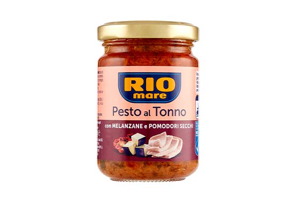 RIO-MARE-PESTO-AL-TONNO-CON-MELANZANE-E-POMODORI-SECCHI-130-g